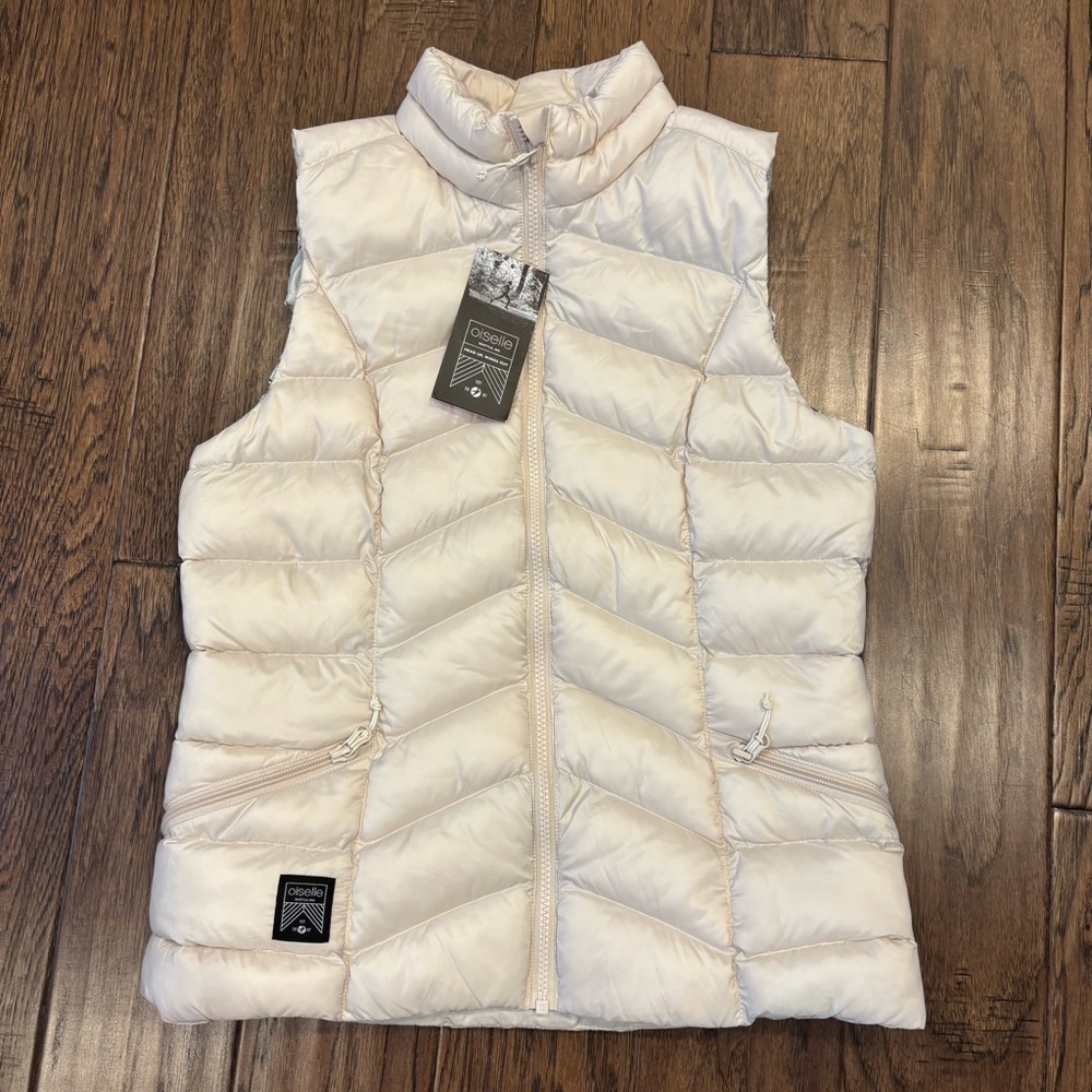 OISELLE Puffy Bird Vest Size Small NWT